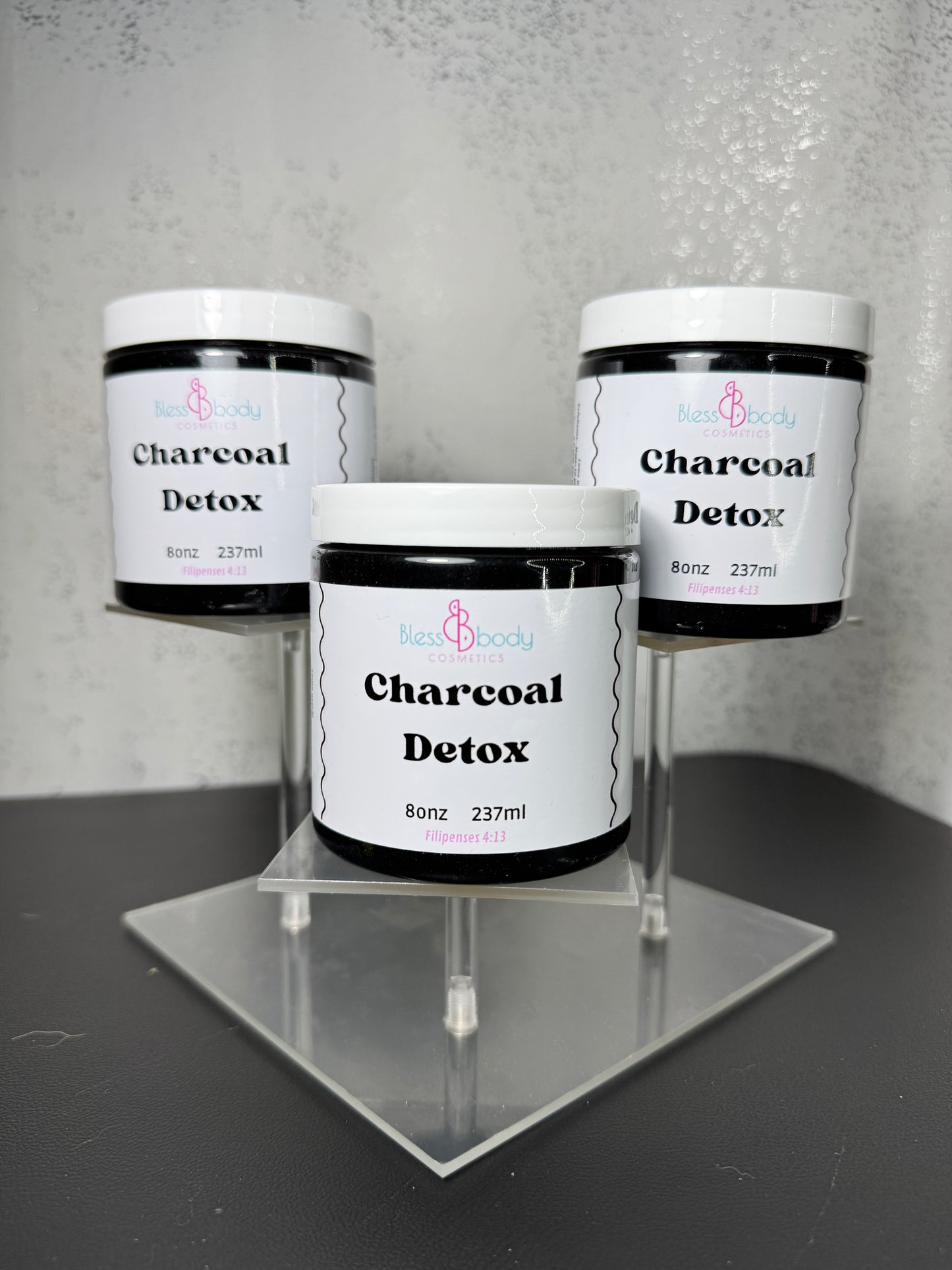 Charcoal Detox Face/Body Scrub