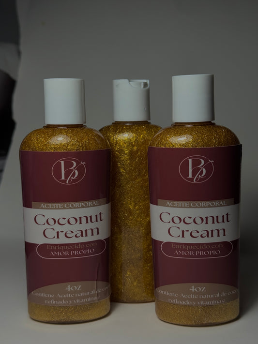 Coconut Cream Shimmer Body Oil