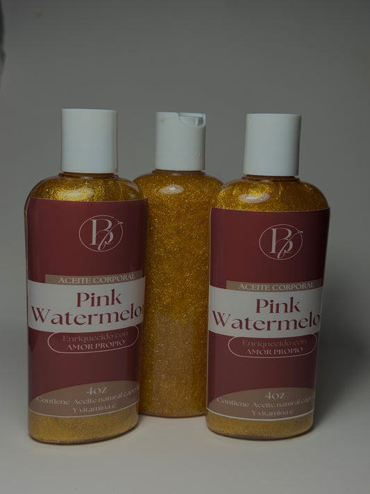 Pink Watermelon Shimmer Body Oil